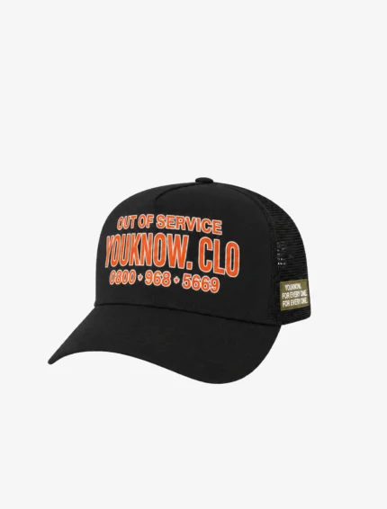 YouKnow Out of Service Trucker Cap | Black