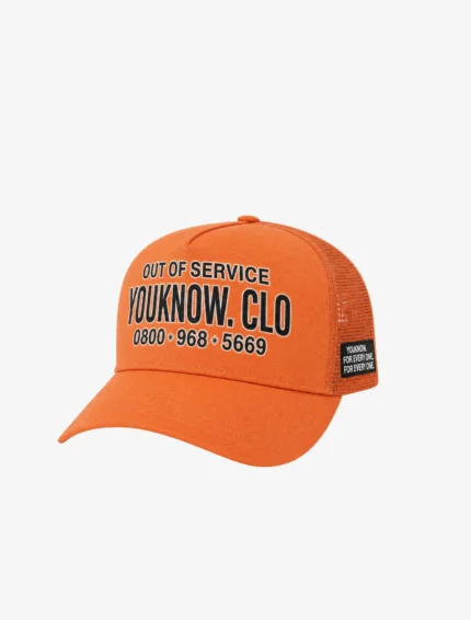 YouKnow Out of Service Trucker Cap | Orange