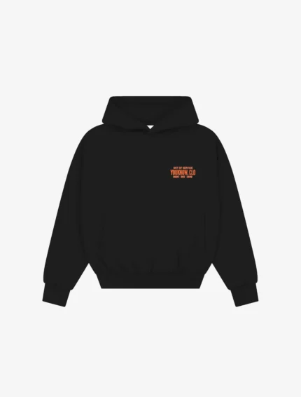 Out Of Service Box Hoodie | Black