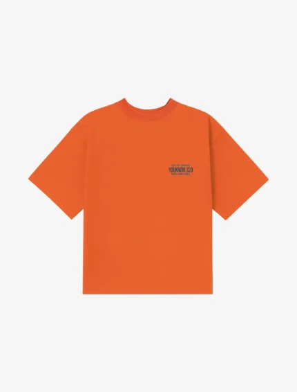 Out Of Service Box Tee | Orange