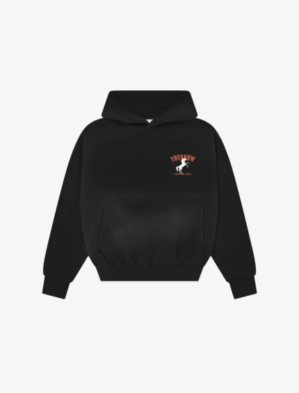Stallion Box Vintage Hoodie | Black